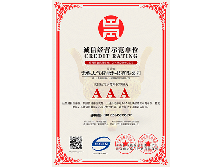 誠信經營示范單位